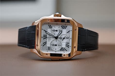 cartier santos xl chronograph|cartier santos chronograph review.